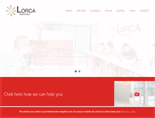 Tablet Screenshot of lorcainstitute.com